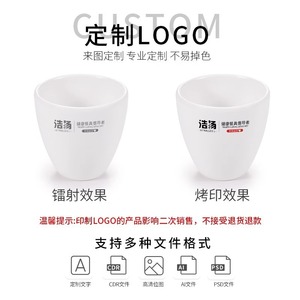 Gobelets en plastique blanc imitation mélamine, vaisselle pour hôtel, restaurant, fête, sans BPA, passe au lave-vaisselle - Product Image 4