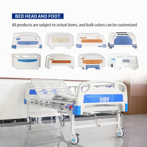 <span class=keywords><strong>Lit</strong></span> médical manuel à 2 fonctions personnalisé OEM avec tête de <span class=keywords><strong>lit</strong></span> réglable anti-collision en ABS pour les soins aux patients en clinique - Product Image 6