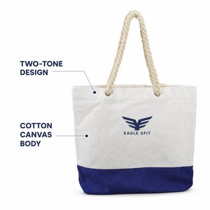 Sac à bandoulière promotionnel, léger, en coton 100%, design personnalisé accepté pour les sacs en coton de supermarché - Product Image 3
