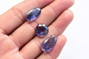 Pierres précieuses naturelles de qualité supérieure, 100% authentiques, en vrac, effet œil de chat, bleu, bijoux, boucles d'oreilles, bagues, boîte, bracelet, collier - Product Image 2