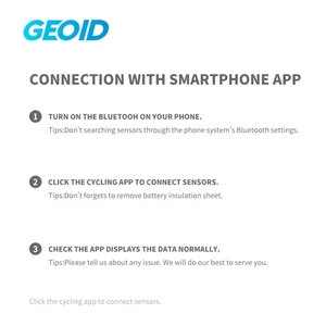 เซ็นเซอร์วัดความเร็ว/รอบขา GEOID CS600 ระบบ Ant+ BT ไร้สาย สำหรับจักรยานเสือหมอบและเสือภูเขา - Product Image 4