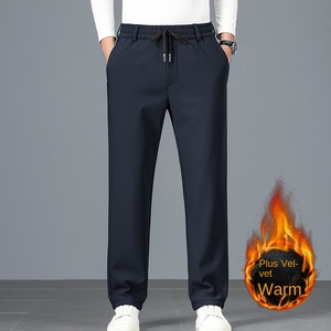 <span class=keywords><strong>Pantalon</strong></span> cargo de jogging pour homme de haute qualité, en molleton anti-plis <span class=keywords><strong>avec</strong></span> poches latérales, décontracté, taille mi-haute, coupe droite, design uni teint - Product Image 6