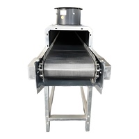 Unités de ventilation multiples industrielles à mailles métalliques pour le refroidissement par air, convoyeur à bande maillée