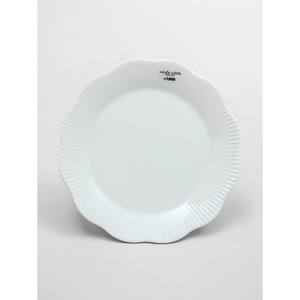 Assiette Ligne Pétales Blanc Pur 15 cm Décoration de Table et Accessoire - Product Image 1