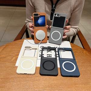 Nouvel arrivage <span class=keywords><strong>Coque</strong></span> de téléphone portable magnétique puissante de luxe Housse pliable pour <span class=keywords><strong>Samsung</strong></span> Z <span class=keywords><strong>Flip</strong></span> 7 6 5 4 <span class=keywords><strong>3</strong></span> <span class=keywords><strong>Coque</strong></span> antichoc pour téléphone portable - Product Image 6