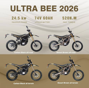 Venta al por mayor de motocicleta eléctrica de enduro 2026 Surron Ultra Bee 24.5KW 520Nm 74V 60Ah con carga de 2.5H para paseos en Golden Coast <span class=keywords><strong>Cliff</strong></span> - Product Image 3