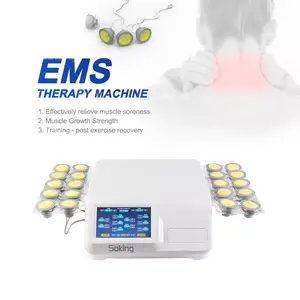 Easy Operate Body Slim Machine Vacuum Cups Microcurrent Electrical Muscle Stimulator Full Body Massager Muscle Build EMS Machine