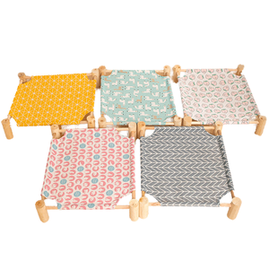 Factory Wholesale Luxury All Seasons Square Eco-Friendly Spandex Cat Beds <b>Pet</b> Camping <b>Cage</b> Detachable Removable Washable Carton - Product Image 4