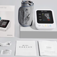 2000mAh Battery Electronic Blood Pressure Monitor Upper Arm Color Screen Backlight WiFi Bluetooth Connectivity Healthcare Supply