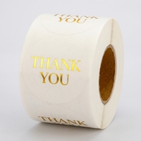 Étiquettes en papier personnalisées imprimées de 0,2 mm, autocollantes rondes avec logo sur rouleau pour produits artisanaux et branding e-commerce