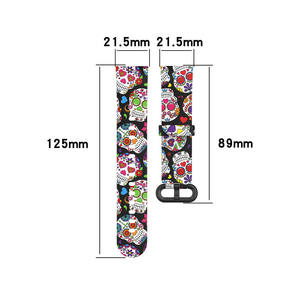 Correa de repuesto para reloj Xiaomi <span class=keywords><strong>Mi</strong></span> Watch <span class=keywords><strong>Lite</strong></span>/redmi, correa de goma de silicona suave con patrón impreso - Product Image 3