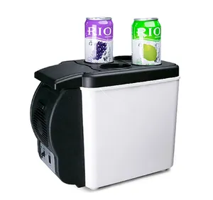 Newly6L 휴대용 자동차 냉장고 핸들 냉장 동결 별도로 USB 충전 APP 제어 이동식 배터리