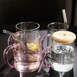 Tasse en verre borosilicaté écologique 200/250ml sans BPA résistant à la température logo personnalisable boîte emballée verres - Product Image 1