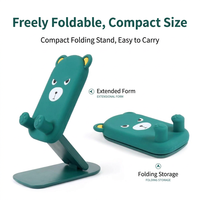 Support de téléphone pliable créatif en forme de dessin animé, support paresseux réglable en hauteur pour tablette, portable CZ1776