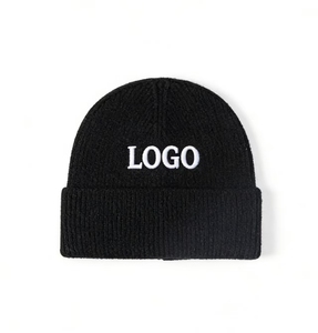 Gorro Clásico de Punto Acanalado Sólido con Borde, Gorro Cálido de Invierno, Logotipo Personalizado - Product Image 5