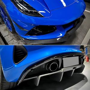 Adecuado para 21-23 Lotus Emira modificado <span class=keywords><strong>OD</strong></span> modelo Dry Carbon pequeño envolvente labio frontal falda lateral labio trasero tobera capó alerón trasero - Product Image 5