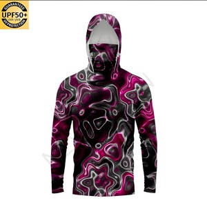 Chemises de pêche personnalisées pour hommes, à séchage rapide, respirantes, camouflage, grandes tailles, sweats à capuche de pêche - Product Image 1