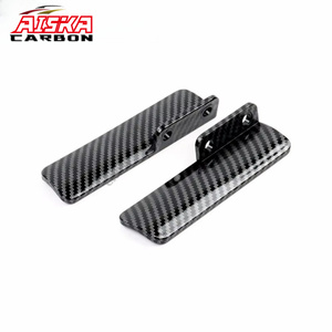 AISKA Protezione Anteriore per Forcella in Fibra di Carbonio 3K, Copertura Antipolvere per Harley Touring CVO Road Glide <span class=keywords><strong>ST</strong></span> Upgrade - Product Image 2