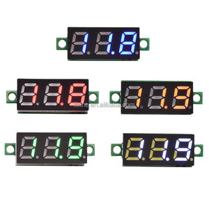 0,28 Zoll Mini DC <span class=keywords><strong>2</strong></span>,5-30V 0-100V LED Digital Voltmeter Motorrad Volt Tester Mit Spannungs messer Elektrisch <span class=keywords><strong>2</strong></span>-Draht 3-Draht - Product Image 1