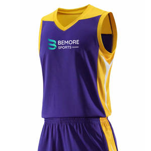Uniforme de Baloncesto Deportivo Ligero de Diseño Personalizado para Equipos, Suministro Directo de Fábrica, Uniforme de Baloncesto a Bajo Precio en Venta - Product Image 4