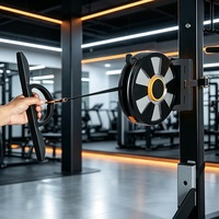 Appareil d'entraînement à volant d'inertie, à charge excentrique et résistance à l'inertie, portable, pour entraînement fonctionnel à domicile, dispositif de force mural