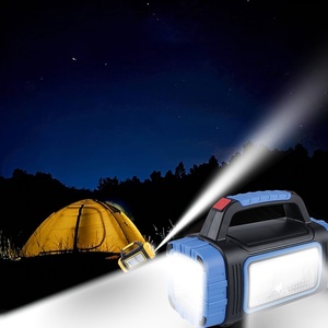 Linterna LED Solar Multifuncional con Foco de 3W, Luz de Emergencia COB y 90 SMD, Multimodo, USB - Product Image 6