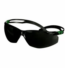 3M™SecureFit™500 lunettes de sécurité à monture verte/noire résistantes aux rayures + (K) IR 5.0 modèle de lunettes de sécurité tactiques à lentille grise - Product Image 1