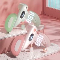 SANFNA Entraîneur de cuisse Maître Entraîneur musculaire du plancher pelvien Exercices de Kegel en plastique Dispositif d'entraînement de la hanche Version de comptage rechargeable