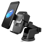 Vente chaude nouvelle voiture multifonctionnelle réglable et rétractable 360 degrés universel voiture téléphone portable ventouse support pour téléphone