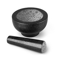Vente en gros, ensemble de pilons et de mortier de grande qualité, granit solide de qualité supérieure