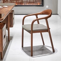 Chaise de bar noire en bois pour la maison, la cuisine, l'hôtel et l'extérieur - Meuble moderne et simple à vendre