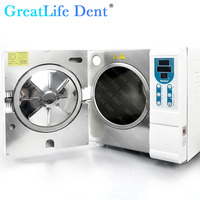 Stérilisateur à vapeur pulsatoire Greatlife Runyes homologué CE pour cliniques dentaires 18L/23L 121 ℃ /134 ℃   Écran LCD, Séchage sous vide, Verrouillage de sécurité