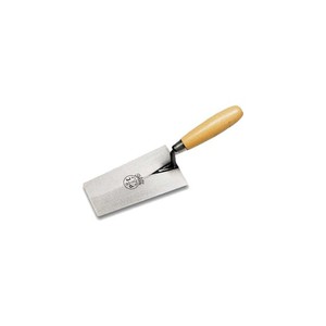 PAVAN '912' Truelle à béton carrée 12 cm manche en bois avec acier au carbone pointu qualité bricolage - Product Image 2