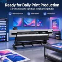 Nueva Máquina de Impresión Digital Eco Solvente de Alta Velocidad y Totalmente Automática con Multicolor para Producción Gráfica