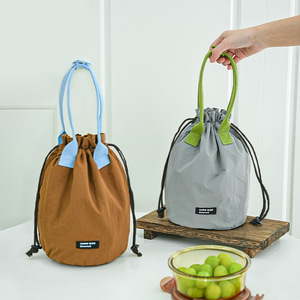 Bolsa Térmica para Almuerzo Cottonway, Gran Capacidad, Portátil, para Oficinistas, con Cierre de Cordón - Product Image 5