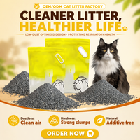 OEM Karbon Aktif Bentonit Penggumpal untuk Kotoran Kucing - Penghilang Bau Kuat, Rendah Debu, Penyerapan Cepat, Mudah Dibersihkan untuk Banyak Kucing