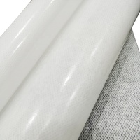 Tissu de renfort double face en PVC Spunlace imperméable et écologique avec élastique, pour doublure de sacs et tapis de bagages, motif feuilleté