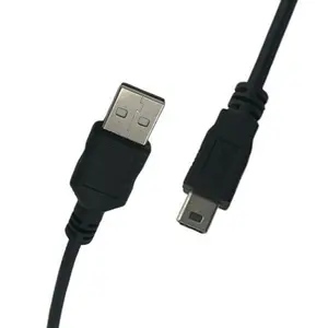 OEM hot Sale USB 2.0 A to MiniB 5 Pin male to male cable for charging and data transferring..