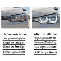Nouvel ensemble de phares LED DRL bicolores Spoon pour BMW Série 3 F30 F35 2013-2018 - Modification