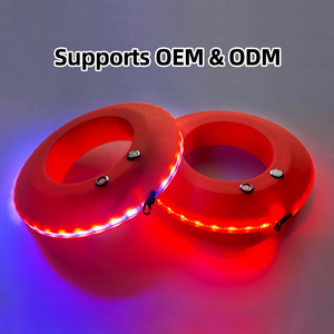 Anillo de Advertencia LED para Conos de Tráfico, Luz Intermitente Reflectante, Pantalla LED Protectora IP65, Luz de Advertencia de Seguridad para Tráfico Vial - Product Image 4