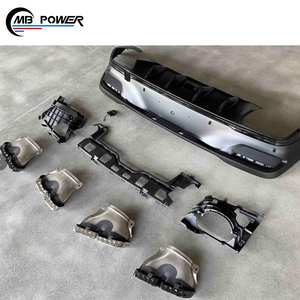 Exterior Body Parts <strong>GLE</strong> CLASS W167 GLE63 Coupe Car Rear Bumper Diffuser Splitter Shovels Automobile Exhaust Muffuler Tail Pipe - Product Image 2