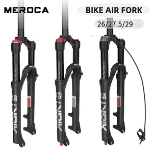 MEROCA fourche avant <span class=keywords><strong>VTT</strong></span> 26 "27.5" 29 "<span class=keywords><strong>vtt</strong></span> <span class=keywords><strong>amortisseur</strong></span> vélo fourche Suspension réglage frein à disque pièces de vélo - Product Image 1