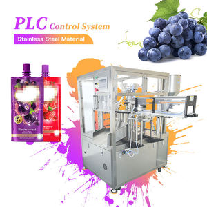 Machine de remplissage et d'emballage manuelle pour sachets Doypack à 2 becs, pour liquides et produits nettoyants sous blister, équipement de conditionnement en sachet - Product Image 1