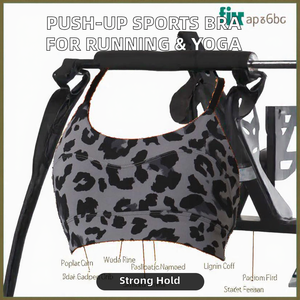 เสื้อชั้นในกีฬาแบบดันทรง ระบายอากาศได้ดี ซัพพอร์ตสูง สายคล้องคอ สำหรับผู้หญิง เหมาะสำหรับโยคะ ฟิตเนส ผลิตจากผ้าสแปนเด็กซ์/ไนลอน ลดราคาพิเศษ - Product Image 2