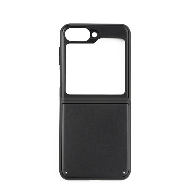 2025 New Model Blank Case for Samsung Z Flip 7 Outer Groove PC+TPU Hard Back and Soft Edge Cover for Samsung Z Flip 6 Phone Case