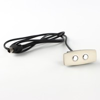 Télécommande de canapé releveur à deux boutons ALWSK 21 avec commande tactile LED, rechargeable par USB Type-C, en métal et ABS, résistante à la chaleur