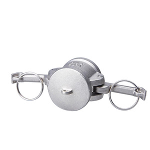 Conector Rápido de Acero Inoxidable Tipo DC de Alta Presión con Tapa de Extremo Hembra a Presión para Tubería de Agua Plegable - Product Image 1