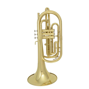 Corno francese da marcia con accordatura B, per prestazioni professionali, finitura laccata <span class=keywords><strong>oro</strong></span>, finitura <span class=keywords><strong>oro</strong></span> elettroforetico, cornetta - Product Image 4
