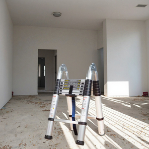 Hiện đại <span class=keywords><strong>a</strong></span>-khung gác mái Thang hợp kim nhôm đôi khó<span class=keywords><strong>a</strong></span> kính thiên văn gấp dày kỹ thuật một sản phẩm bền - Product Image 5