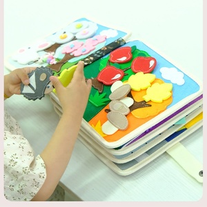 Kit Fai-da-Te per Bambini Konig Giochi Educativi Montessori all'Ingrosso Busy Board Libro in Feltro Giocattoli Intelligenti per Bambini - Product Image 3